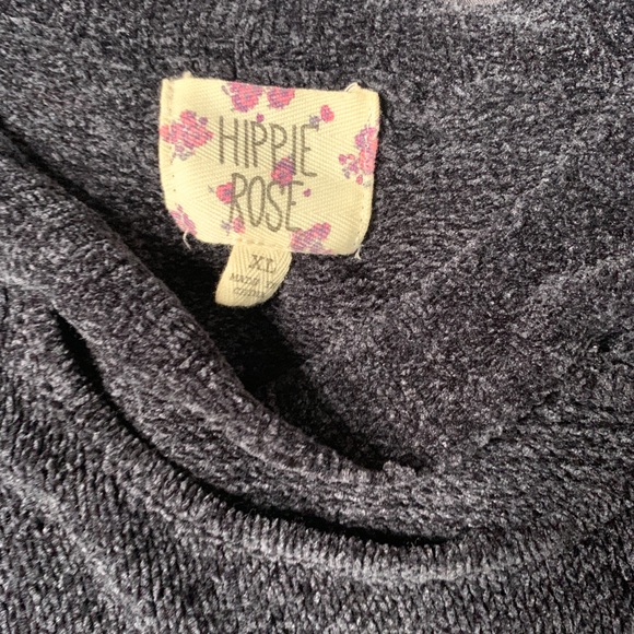 🦋Lace up Sweater- hippie rose - Picture 2 of 4